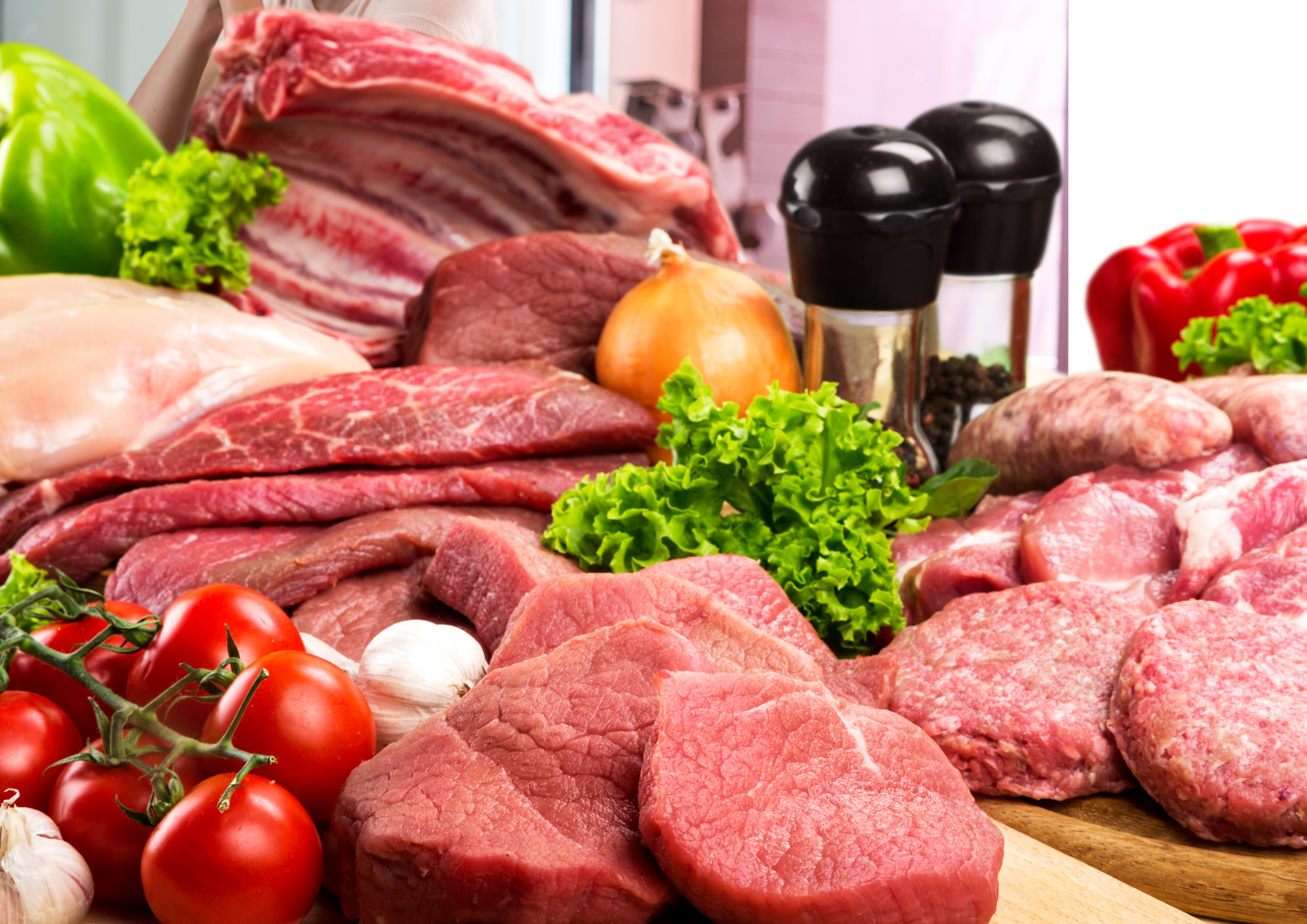 たくさんのお肉