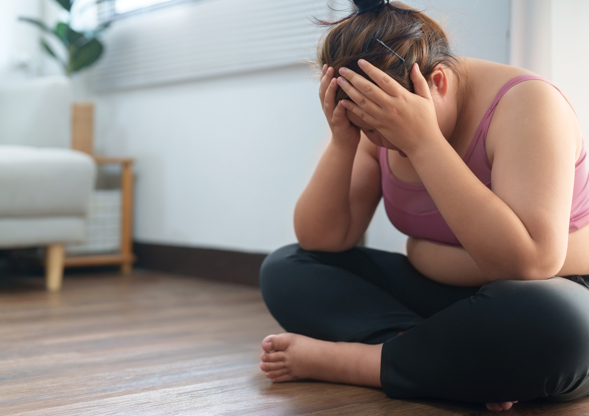 体型に悩む女性